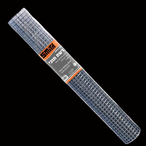 רשת תוכי 0.8 מ"מ משבצות 12X12 ס"מ גובה 1 מטר גליל 25 מטר איכותית דגם 180214-001