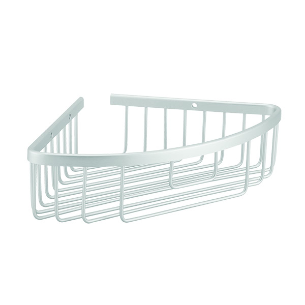 מדף פינתי למקלחת ניקל מט חד קומתי -טורינו מט ספאדיני דגם 460251