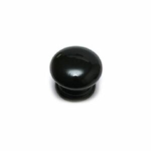 ידית לארון כפתור עץ 30 מ"מ בצבע שחור דגם:30650