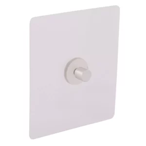 זוג מדבקות לתליית מדף למקלחת במקום קידוח בגימור ניקל מט מתאים לקוטר חור 5 מ"מ דגם:460010