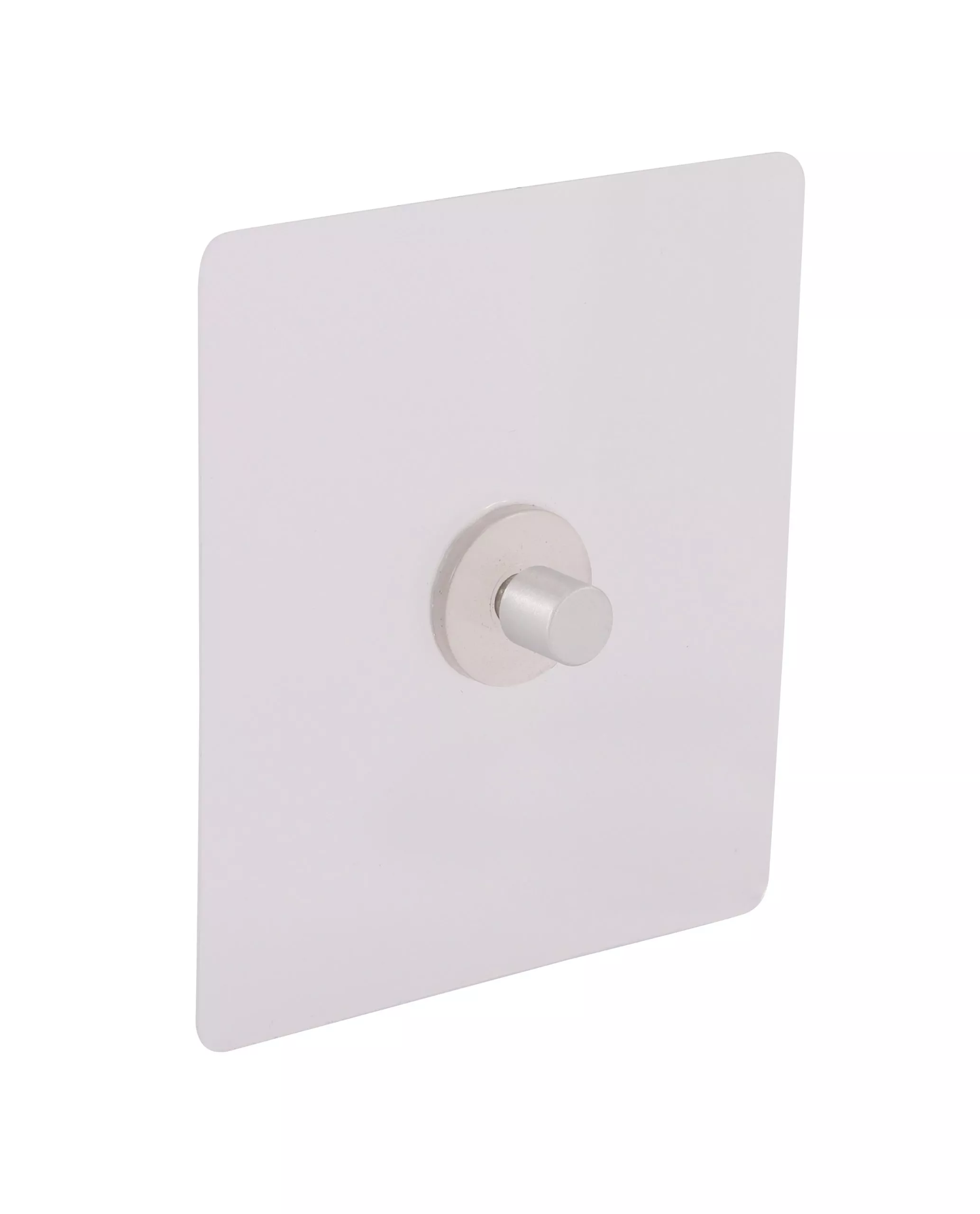 זוג מדבקות לתליית מדף למקלחת במקום קידוח בגימור ניקל מט מתאים לקוטר חור 5 מ"מ דגם:460010