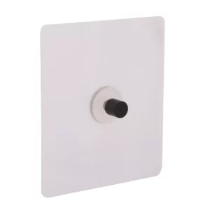 זוג מדבקות לתליית מדף למקלחת במקום קידוח בגימור שחור מתאים לקוטר חור 5 מ"מ דגם:460011