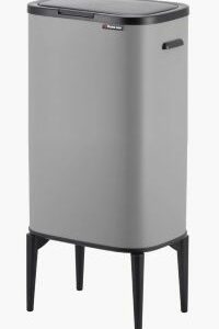 פח יוקרתי עם רגליים 53 ליטר אפור בטון BUONA CASA דגם: 63-140-0063 -באיסוף עצמי בלבד!