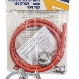 ווסת לצינור גז 8 מ''מ זכר + צינור ARROW דגם 151501-006-F