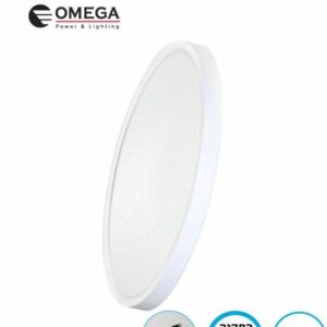 מנורה עגולה צמודה לתקרה 60W גוף לבן גוון אור משתנה CCT דגם NEXT-600-60W-WH-CCT