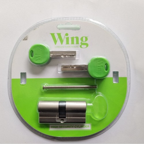 צילינדר בטחון WING לשון 66 מרכזי (33+33) דגם: WCYBL61